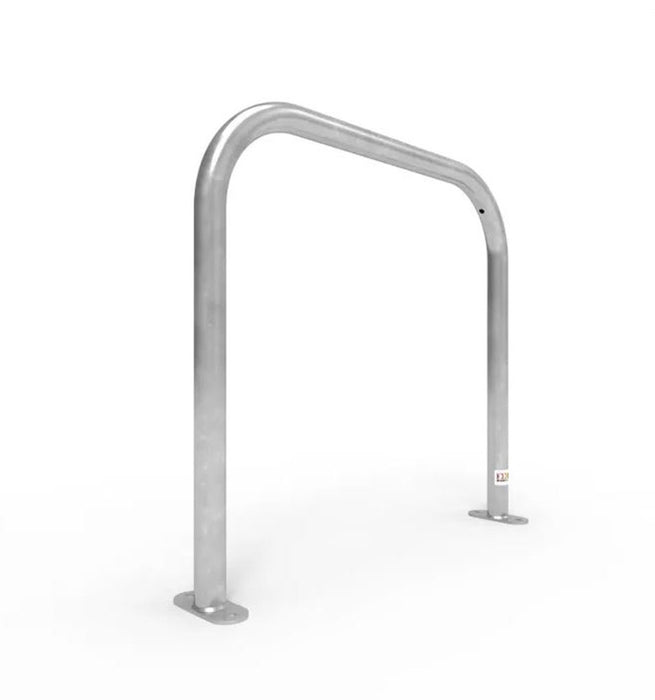 Bike Rail Rounded GALV Surface Mount - w850 x h800mm