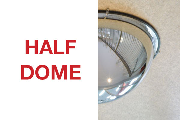 Mirror INDOOR Convex HALF DOME ceiling or wall mount 600mm