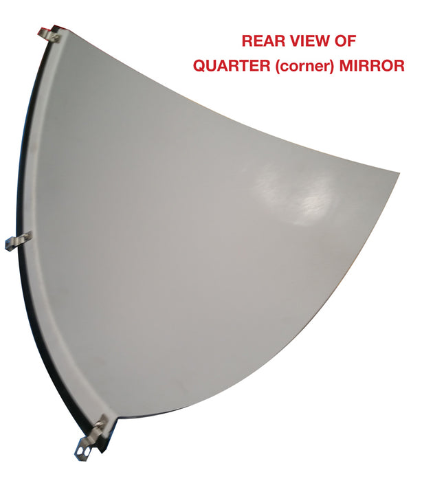 Mirror INDOOR Convex CORNER DOME wall mount 600mm