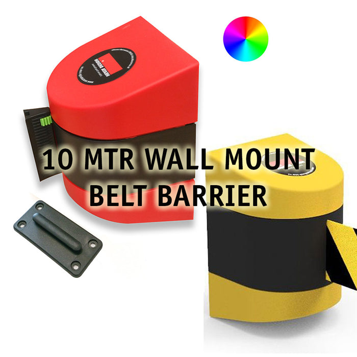 Belt Neata WALL MOUNT Barrier PVC with 10 metre Belt