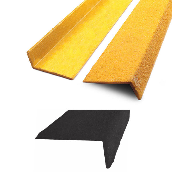 Anti Slip NOSING for STAIRS - FIBREGLASS width 75mm x Height 30mm x length 1200mm