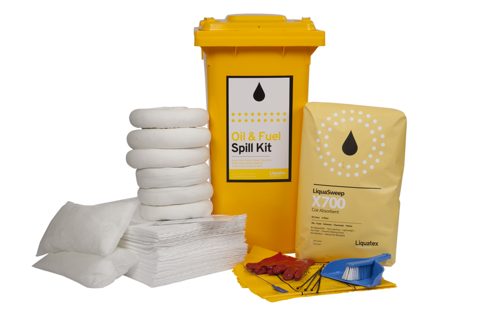 Spill kit OIL & FUEL wth BIN