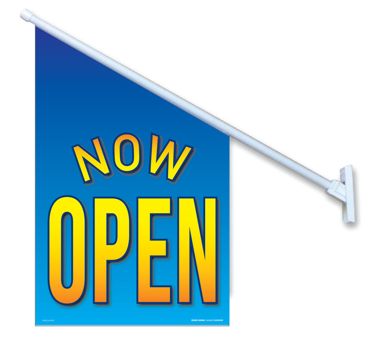 Flag Wall NOW OPEN complete kit - w420 x h680mm