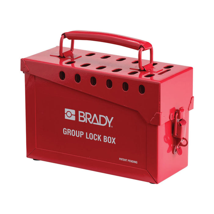 Lock Box Red GROUP (13 Lock Portable Lock Box)