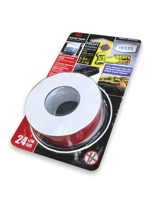 Tape d/sided 4610C Nachi FOAM CLEAR - w24mm x L2mt