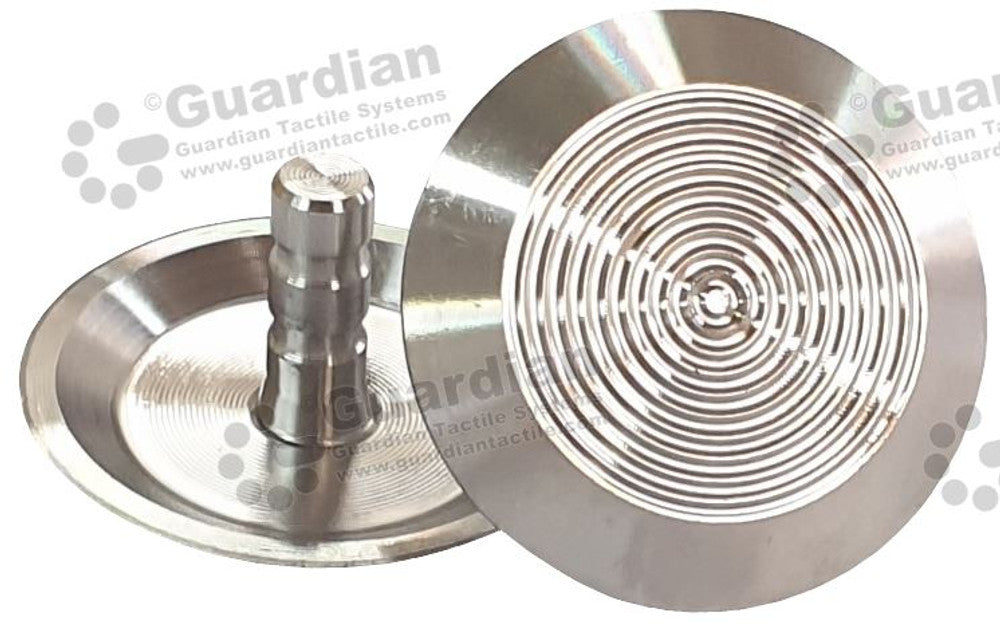 Tactile STUD Stainless PLAIN - Pin dia 6mm x L15mm