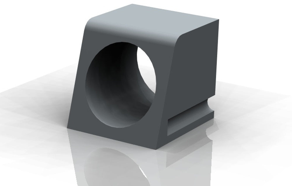 Kerb Adaptor Drain Outlet B2 Recycled Rubber Grey