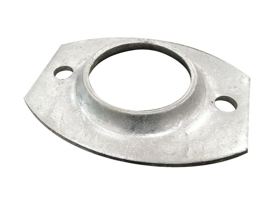 Post Metal fitting - Base Plate surface mounted for 50nb wth2 screw holes