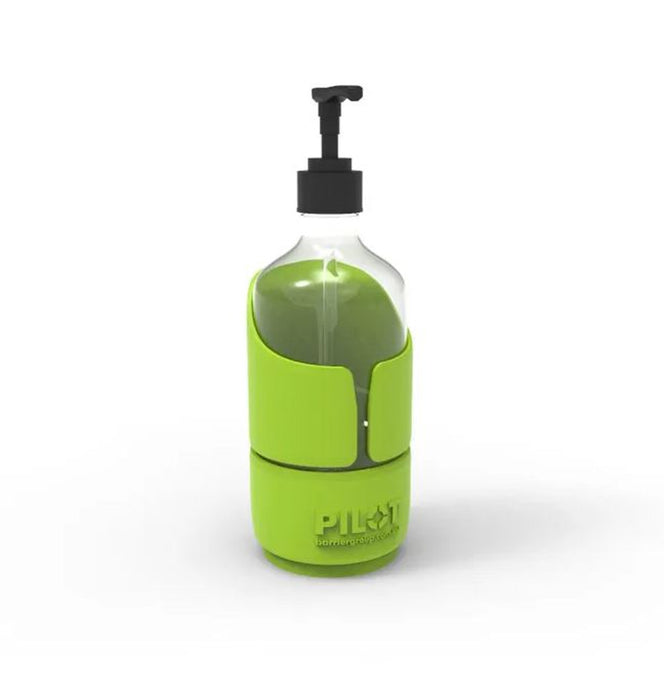 Sanitiser Pump Bottle wth Holder for Pilot Post 75mm