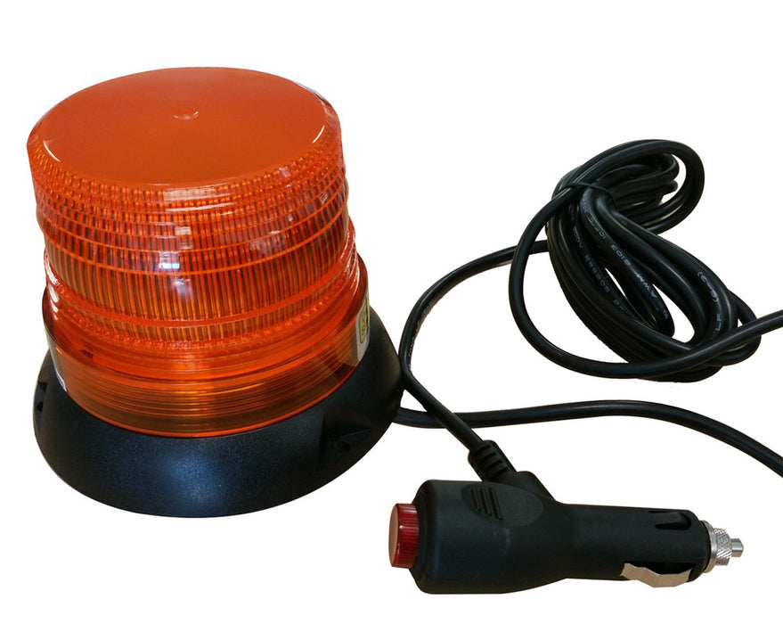 Light LED x 4 FLASHING Viper Magnetic with Charger Plug AMBER