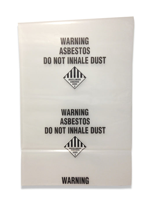 Bag for Asbestos wth printed warning w700 x L1220mm xt200um