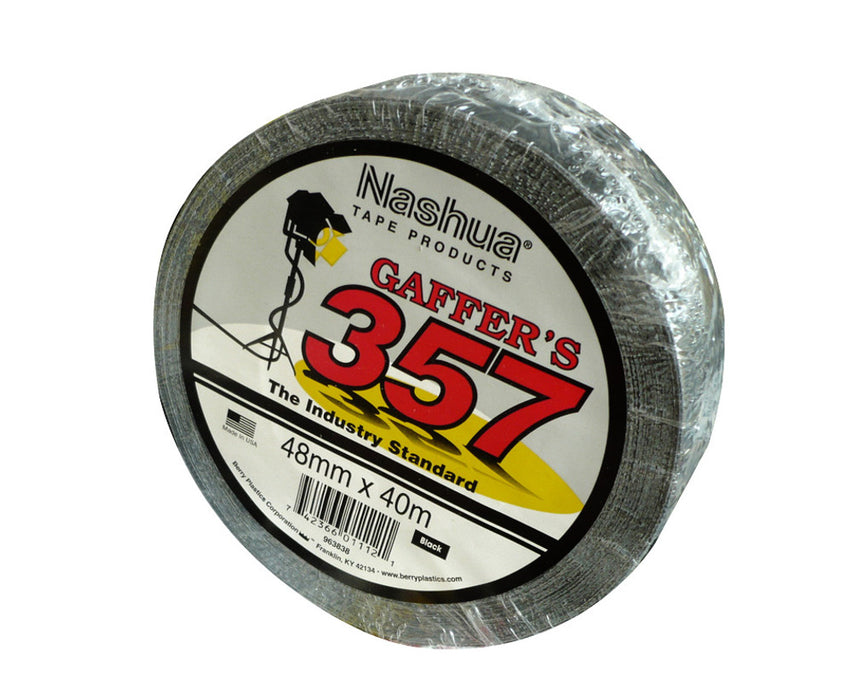 Tape GAFFER Nashua 357 BLACK - w48 x L40mt roll