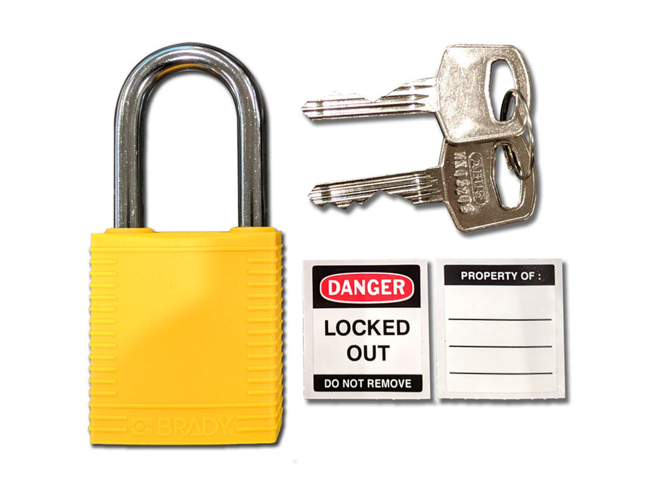 Padlock Safety Brady x 1qty