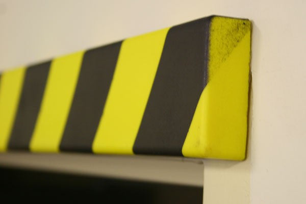 Anti collision Strip Polyurethane Black and Yellow 1metre Length