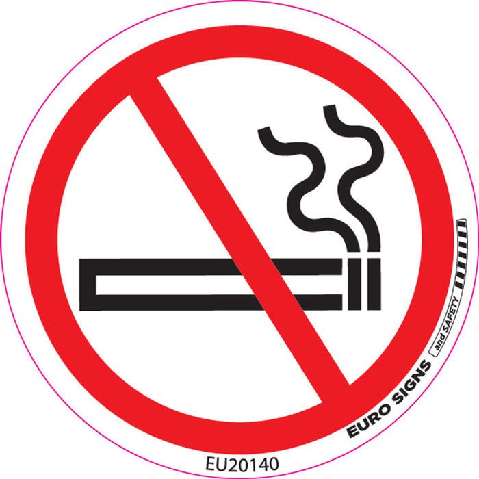Sign NO SMOKING +graphic Black/Red/White