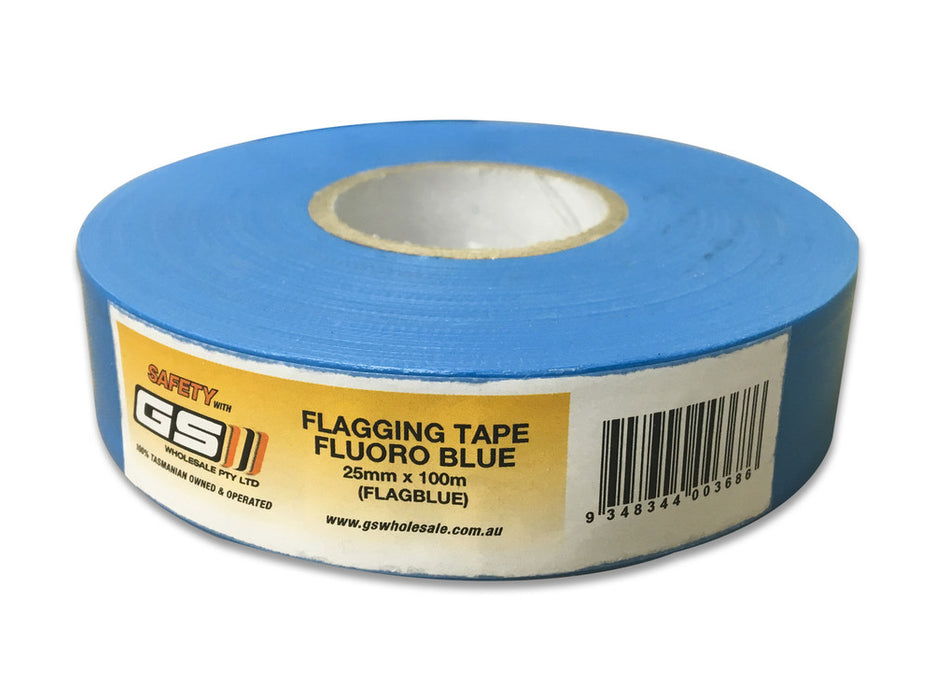 Tape Flagging Fluoro - w25mm x length 100 metres