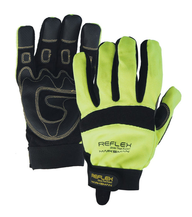 Gloves MARKSMAN Touchscreen HI-VIS GREEN