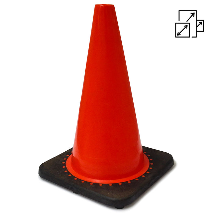 Cone Traffic PLAIN non reflective Orange