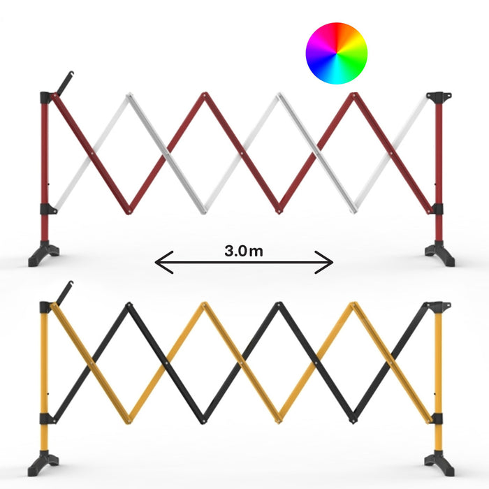 Barrier Metal Port-a-guard EXPANDING Wall/Floor mount - 5.7kg - W 3metres x H 1metre