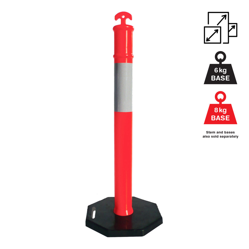 Post T-Top COMPLETE - h1130mm — Euro Signs & Safety