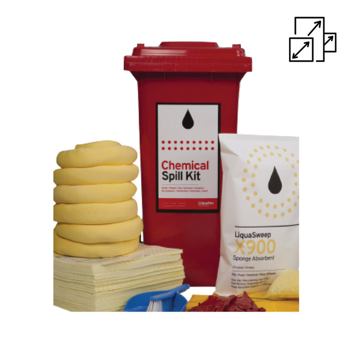 Spill Kit CHEMICAL wth BIN