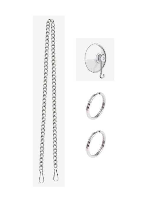 Sign Fitting for d/sided Signs Chain and Hooks