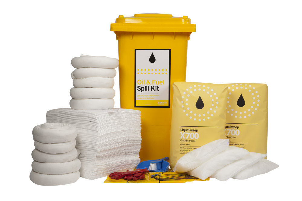 Spill kit OIL & FUEL wth BIN