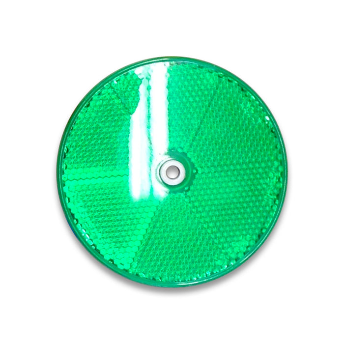 Reflector ROUND corner cube plastic delineator dia 84mm