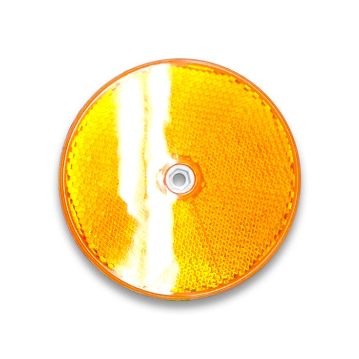 Reflector ROUND corner cube plastic delineator dia 84mm