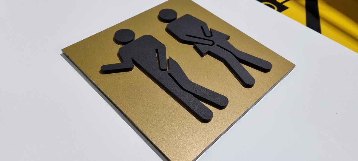 Custom Toilet Sign
