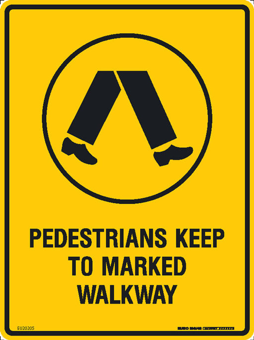 Go Walk Sign Pedestrian — Euro Signs & Safety
