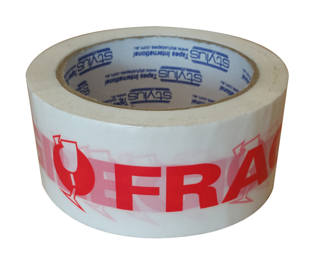 Tape FRAGILE Packing Tape W48mm X L60mtr Euro Signs Safety tape-fragile-packing-tape-w48mm-x-l60mtr-euro-signs-safety
