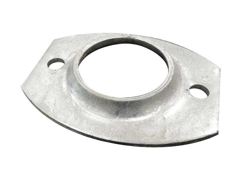 Post Metal fitting - Base Plate surface mounted for 50nb wth2 screw ho ...