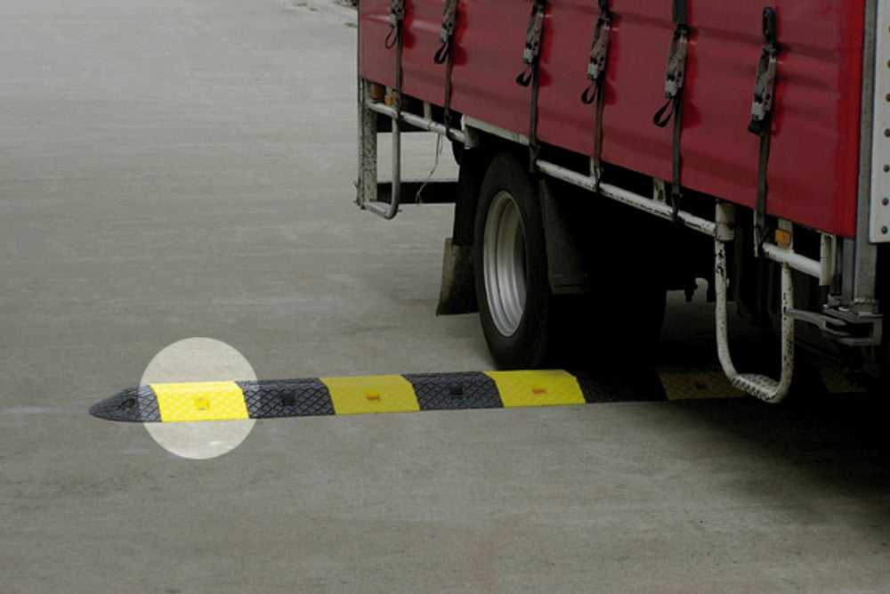 Speed HUMP Slo-Mo SECTION wth fittings YELLOW w250 x h50 x L345mm