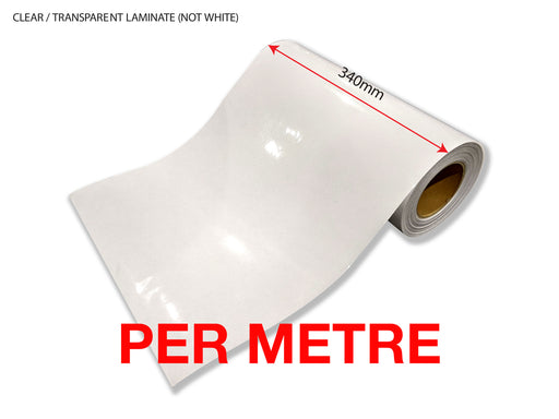 Clear Self-Adhesive Whiteboard Film (Sold Per Metre x 340mm Wide) 